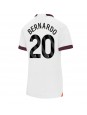 Manchester City Bernardo Silva #20 Venkovní Dres pro Dámské 2023-24 Krátký Rukáv